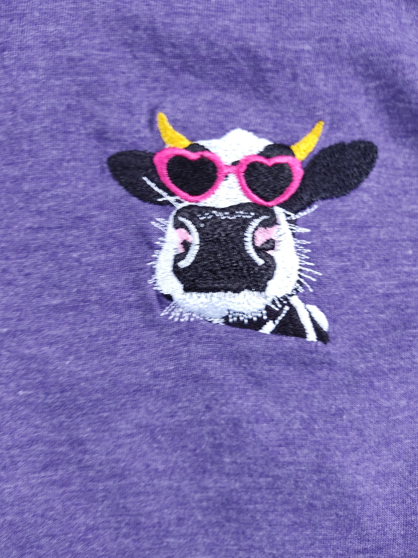 Kids purple cow T Shirt