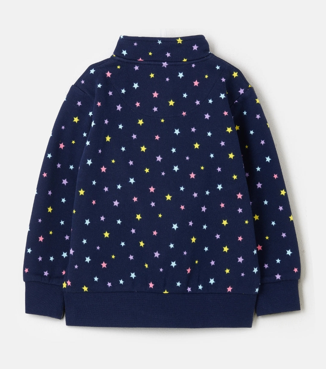 Ava - Full Zip- Navy Star Print