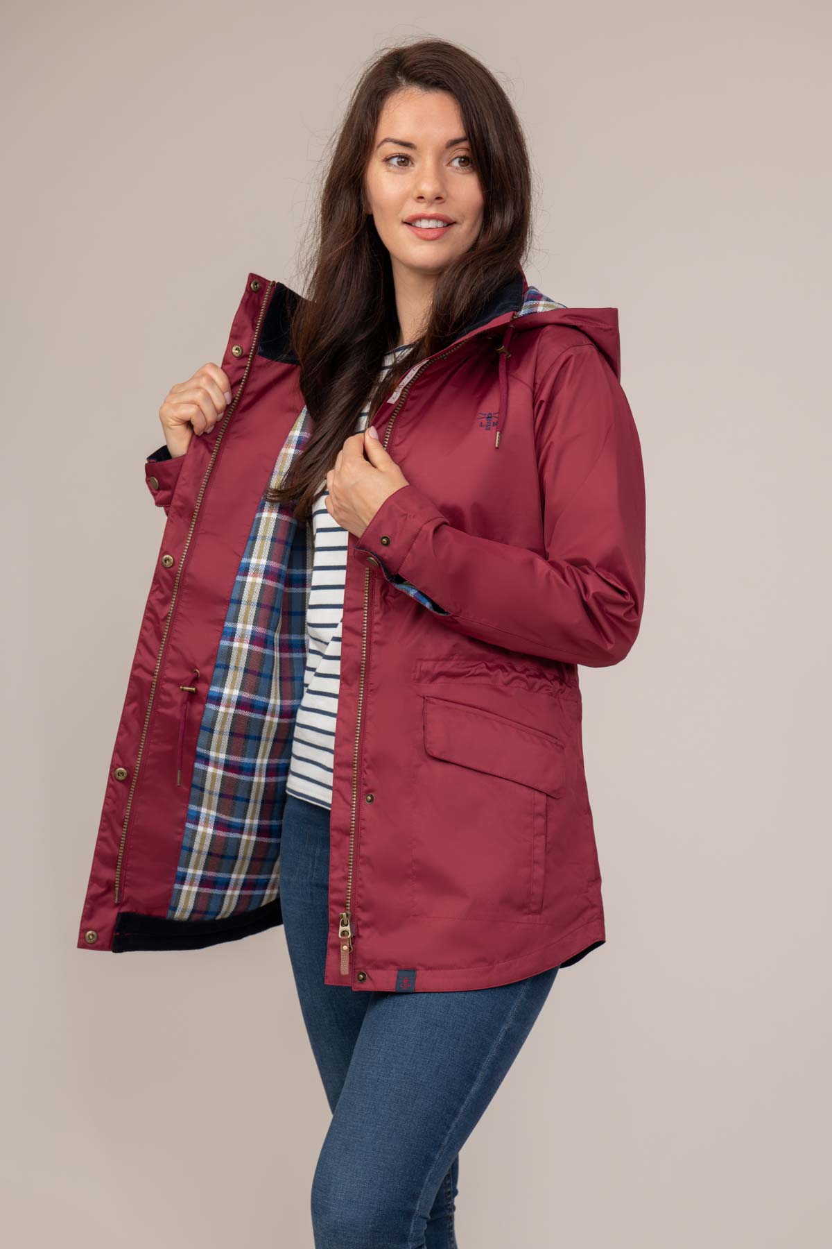 LIGHTHOUSE Kendal Raincoat - Berry