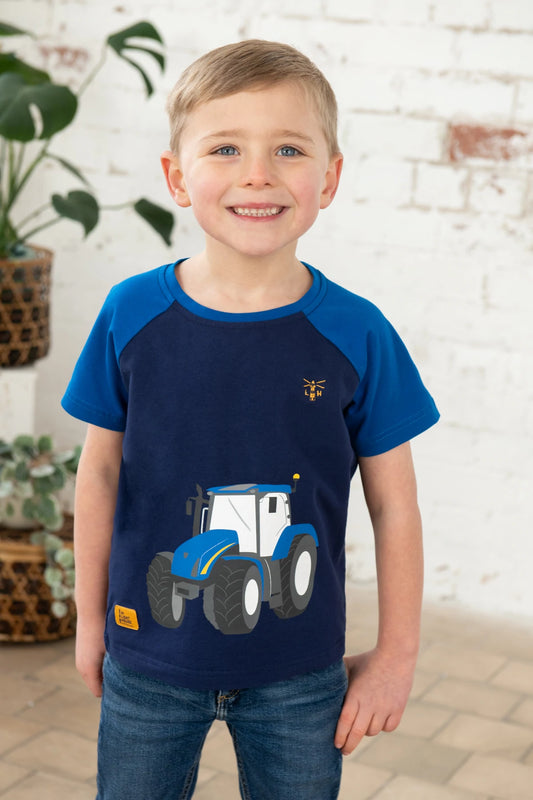 MASON TEE SHIRT- BLUE TRACTOR