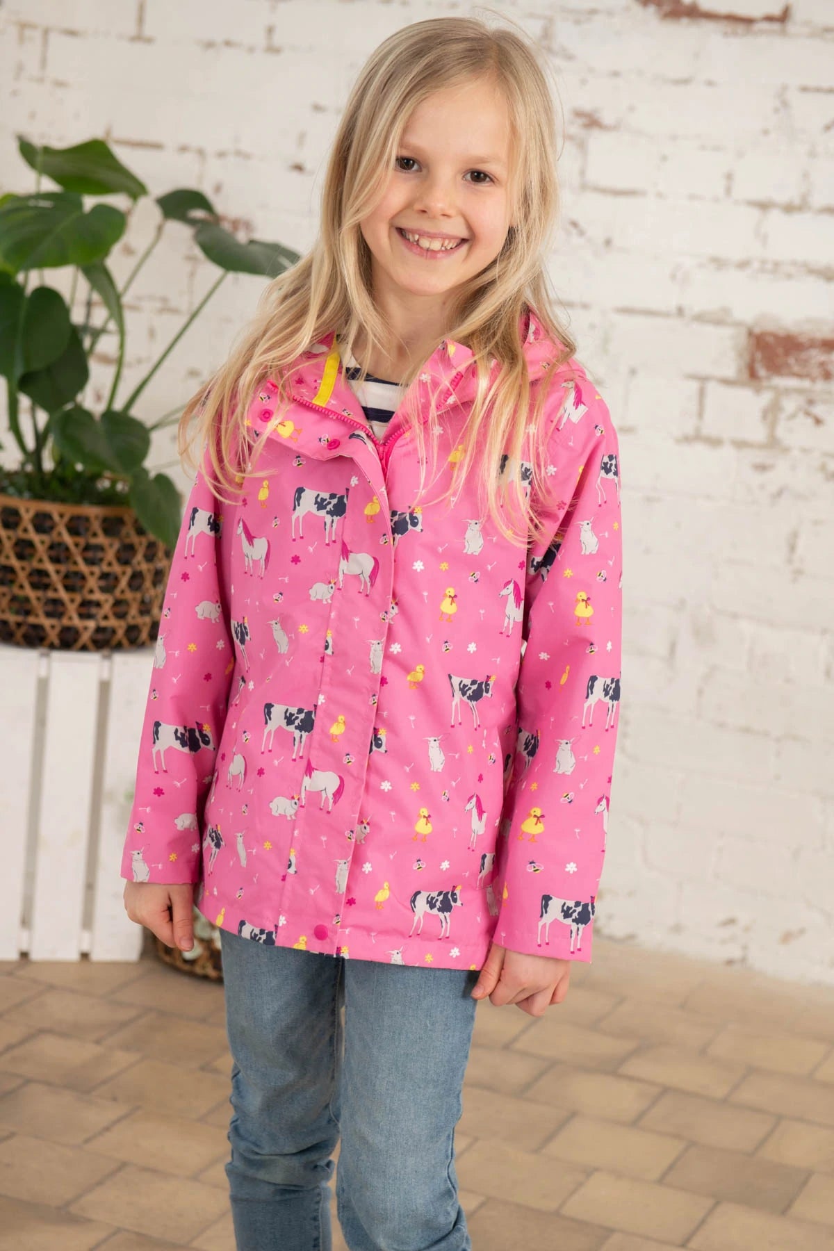 OLIVIA JACKET - SWEET PEA FARM PRINT