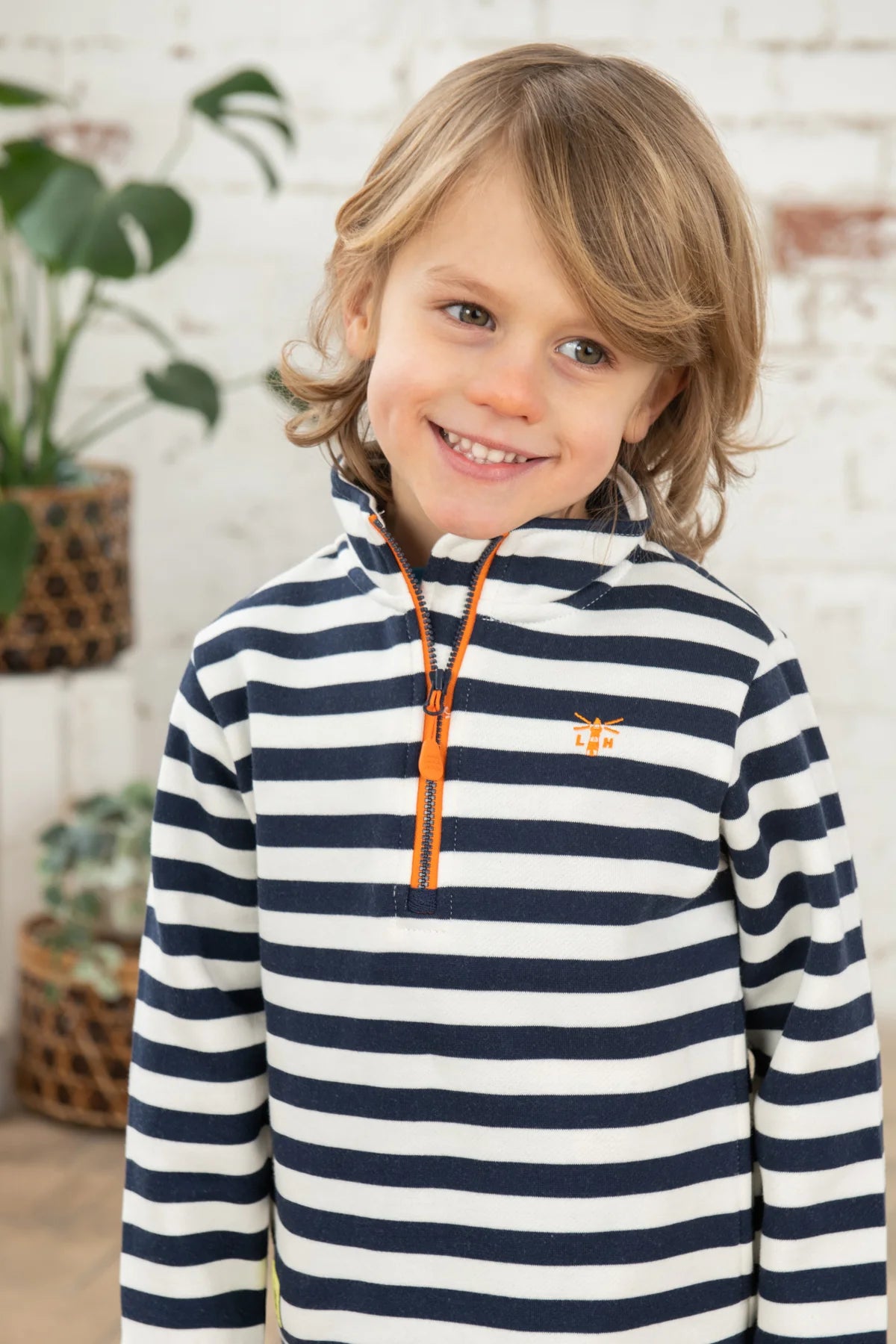 RILEY SWEATSHIRT - NAVY STRIPE