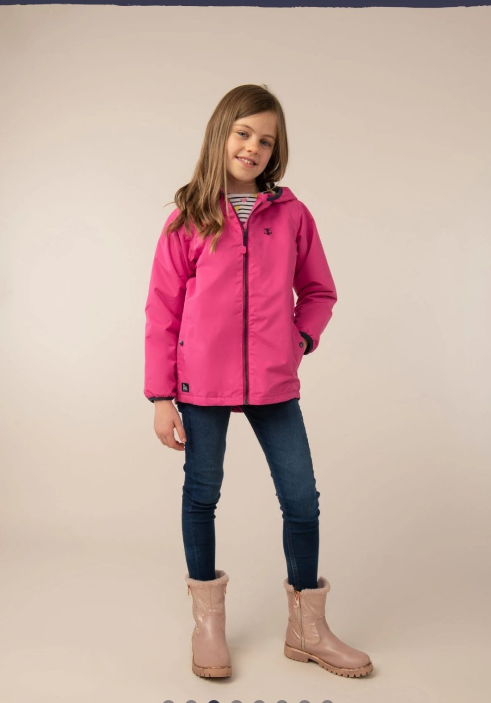 Amelia Coat -Bright Pink