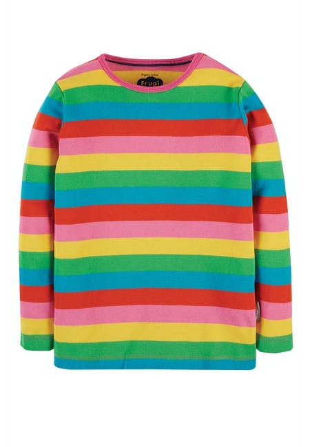 LONG SLEEVE TEE- RAINBOW STRIPE