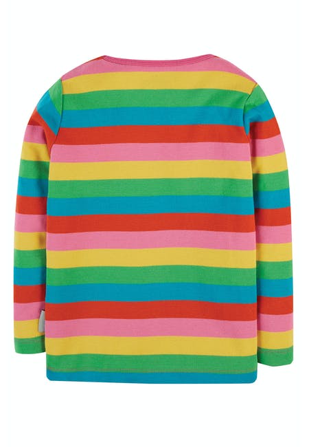 LONG SLEEVE TEE- RAINBOW STRIPE