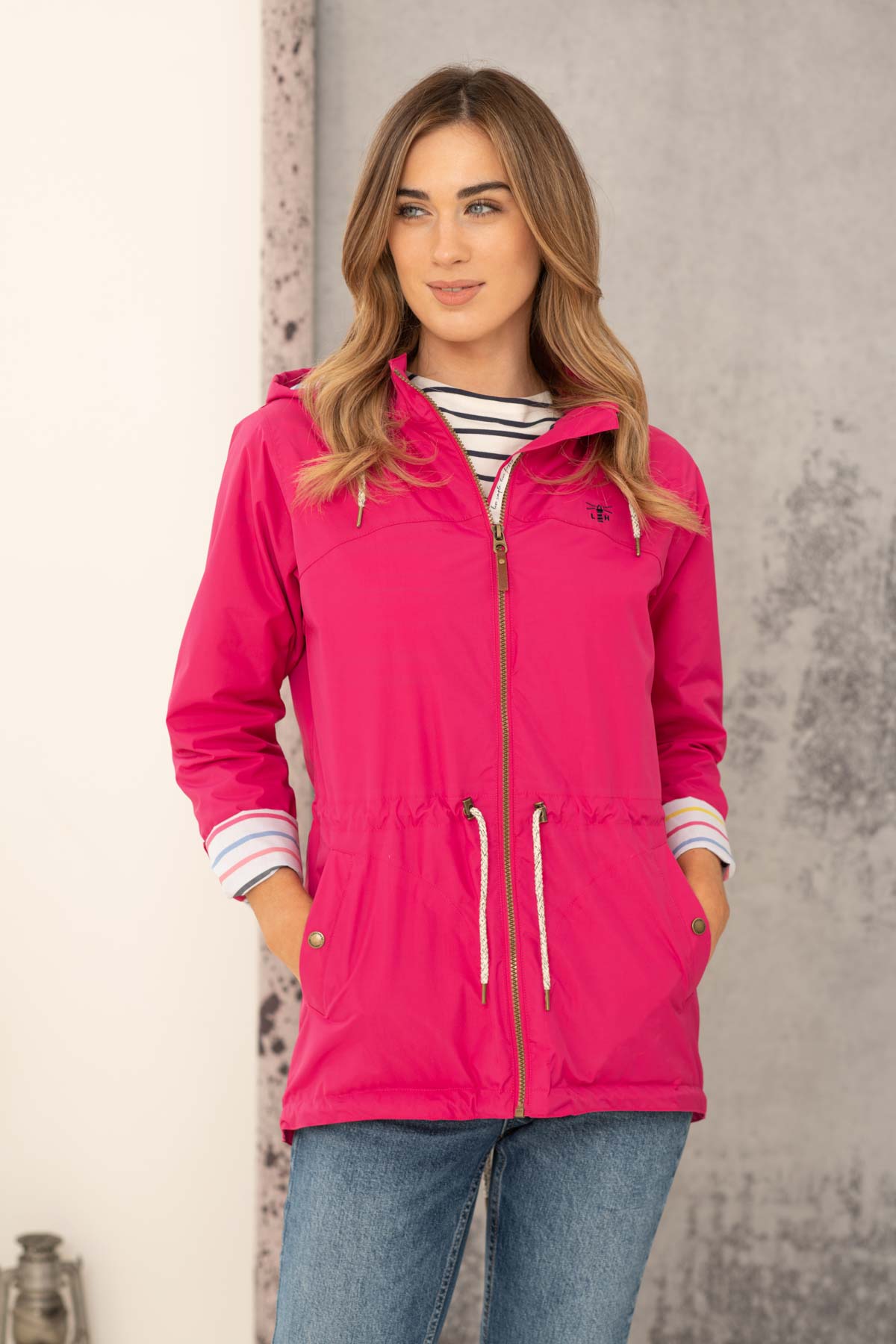 LIGHTHOUSE LADIES COAT (VICTORIA) RASPBERRY