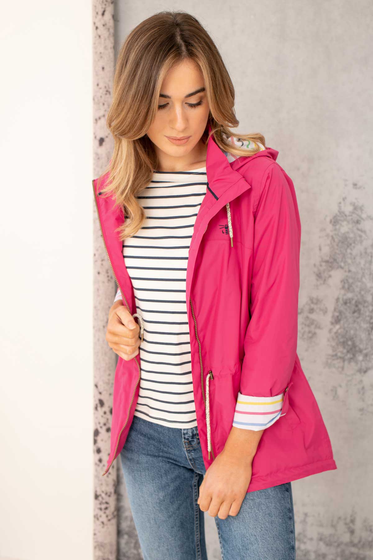 LIGHTHOUSE LADIES COAT (VICTORIA) RASPBERRY