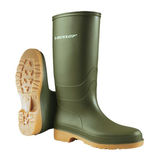 Green Dunlop Wellies