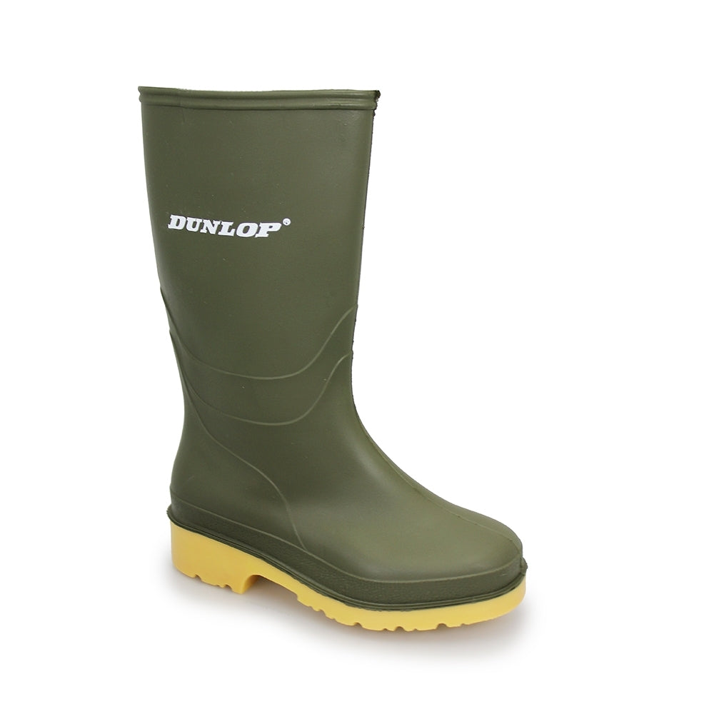 Green Dunlop Wellies