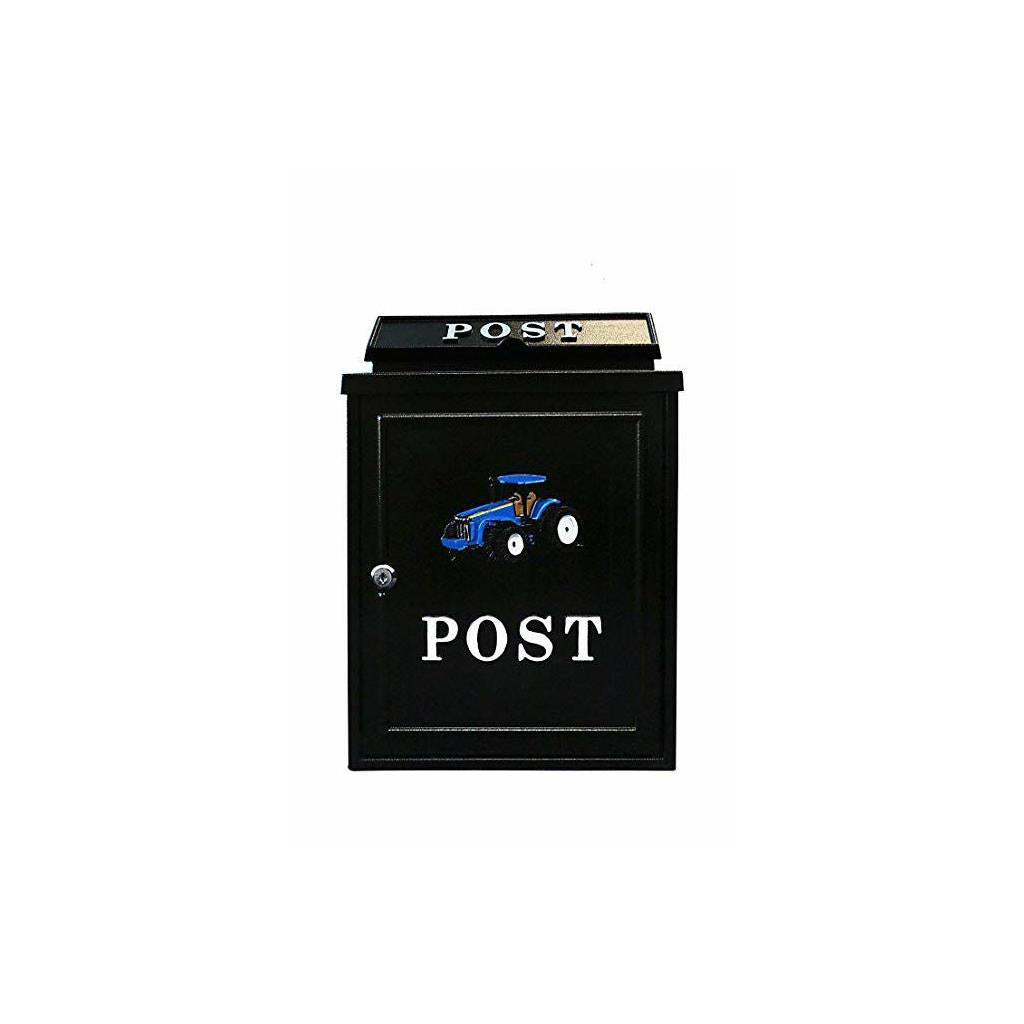 Post Box Lockable Wall Mounted Tractor Design