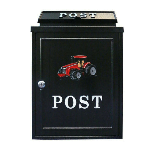Post Box Lockable Wall Mounted Tractor Design